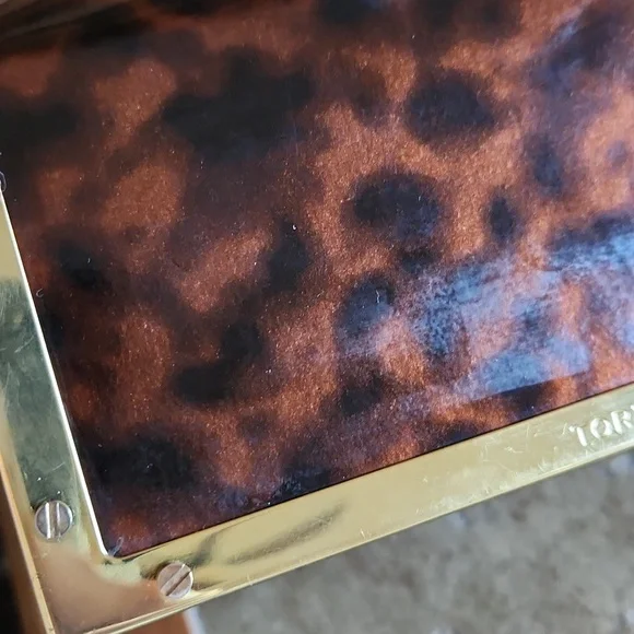 Tory Burch leopard print eye glasses casse - Picture 10 of 12